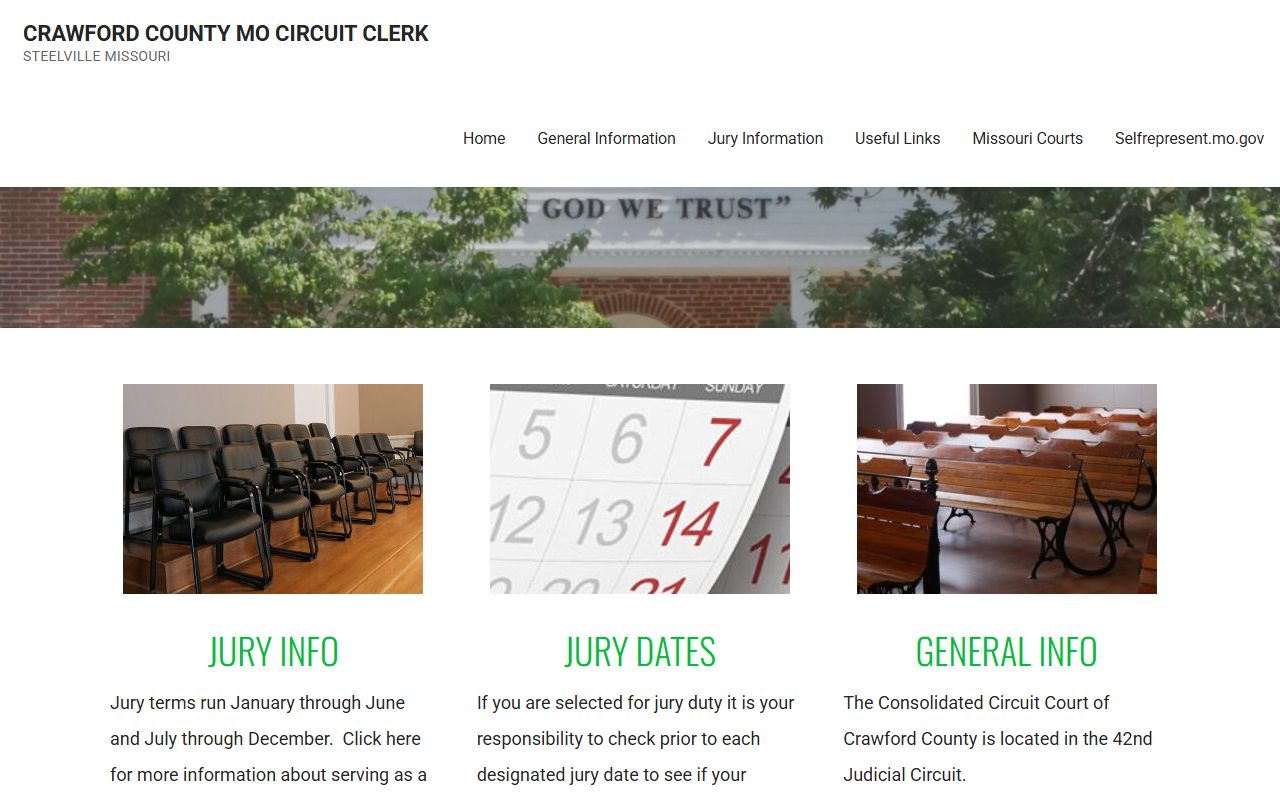 Crawford County Circuit Clerk civil court records page