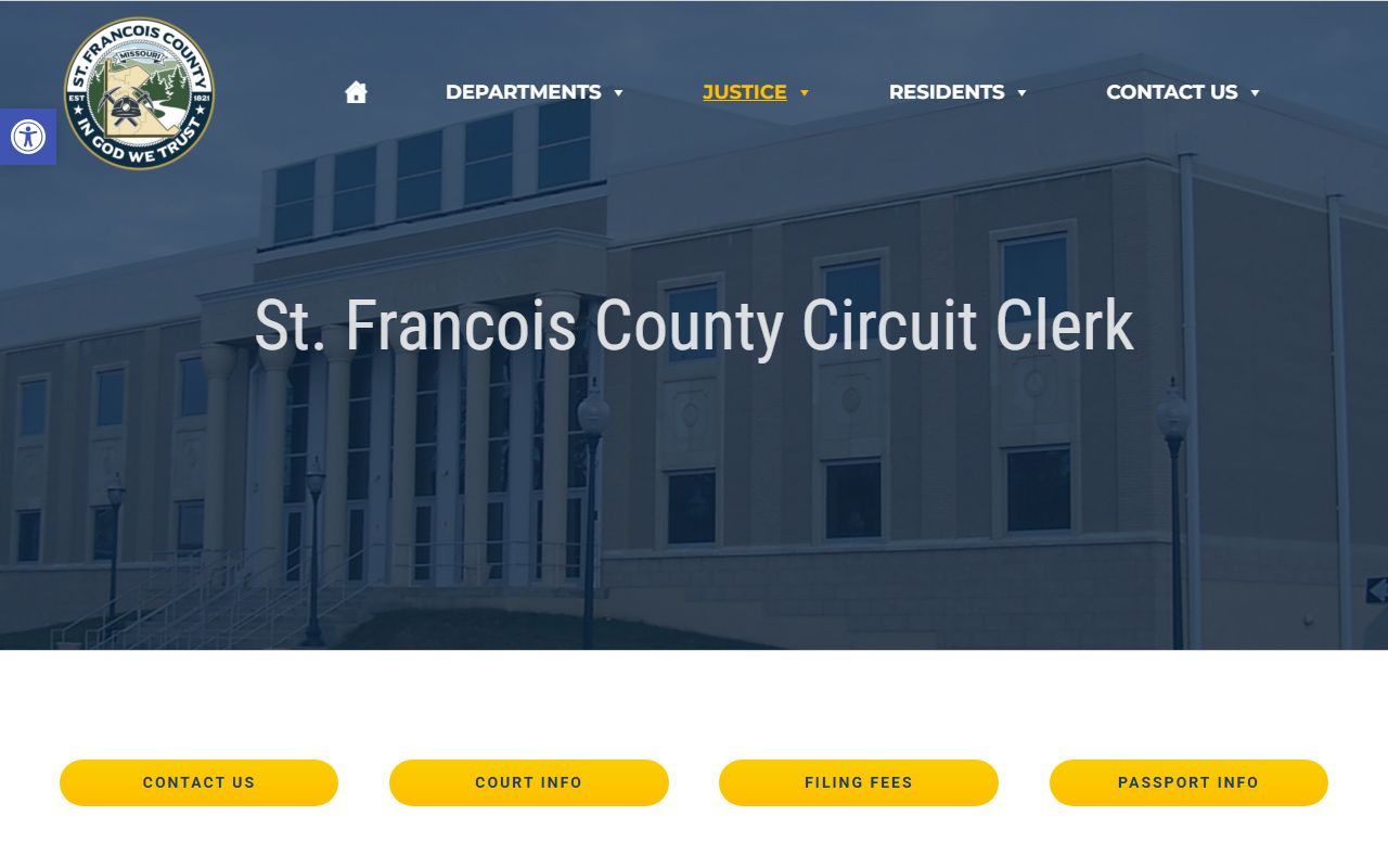 St. Francois County Circuit Clerk page for St. Francois County civil court records